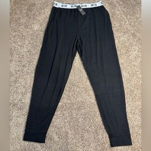 Boohoo Man Black Joggers with pockets Men's Size L NWT